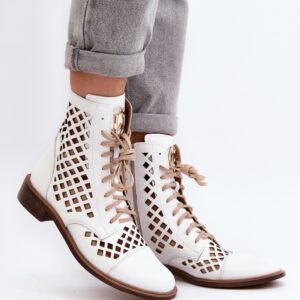 Botki Model Zazoo 2695/003 White - Step in style