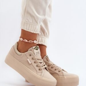 Trampki Model Lee Cooper LCW-24-31-2181 Beige - Step in style