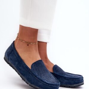 Mokasyny Model S.Barski LR755 Navy - Step in style