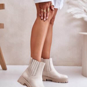 Botki Model Lewski 3611 Light Beige - Step in style