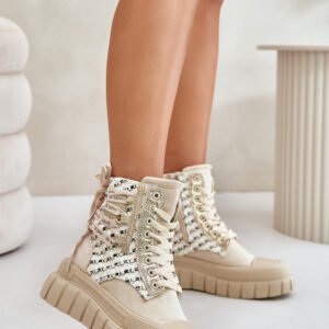 Trampki Model Kernia EV-335 Light Beige - Step in style