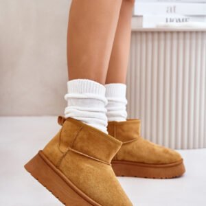 Śniegowce Model Saldren 24BT26-7368 Camel - Step in style