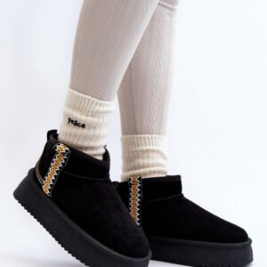 Śniegowce Model Udra UA-1833 Black - Step in style