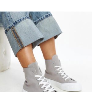 Szare wysokie trampki Vinka - Solea