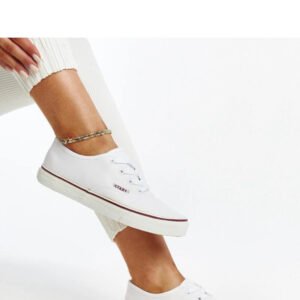 Białe klasyczne tenisówki Erla - Solea