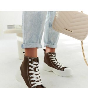 Zielone trampki za kostkę Ronchis - Solea