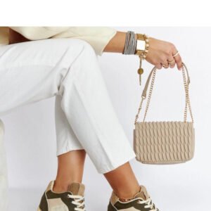 Zielone sneakersy na koturnie Chestnut - Solea