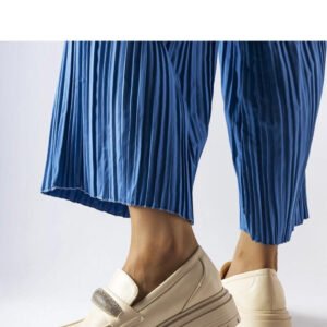 Beżowe mokasyny z cyrkoniami Hartford - Solea