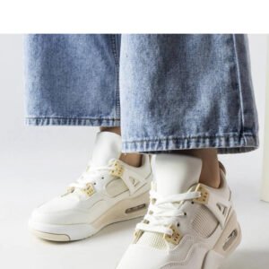 Beżowe sneakersy z łączonych materiałów Malas - Solea