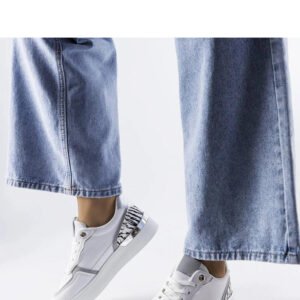 Białe sneakersy na platformie Tooele - Solea