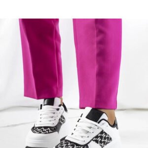 Białe sneakersy na wysokiej podeszwie Valpara - Solea