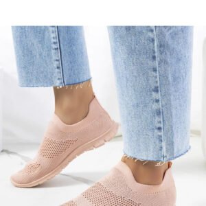 Różowe sneakersy sportowe Santen - Solea