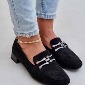 Mokasyny Model Pillitha ASA268-4 Black - Step in style