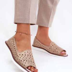 Baleriny Model S.Barski LR51-922 Gold - Step in style