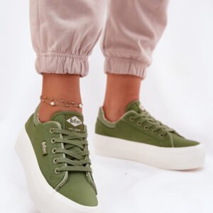 Trampki Model Lee Cooper LCW-25-31-3449L Green - Step in style