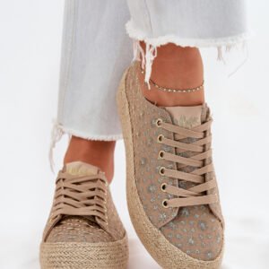 Trampki Model Lee Cooper LCW-25-08-3646L Khaki - Step in style