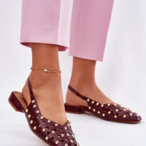 Baleriny Model Nilarisela G471 Bordo - Step in style