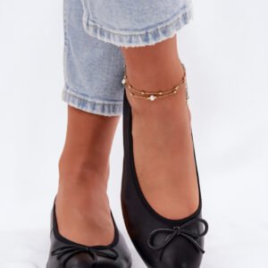 Baleriny Model Maciejka P6800-01 Black - Step in style