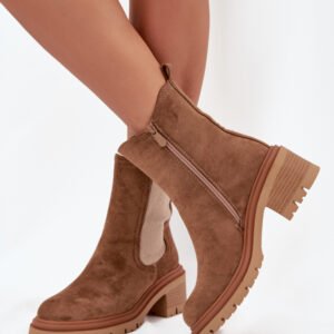 Sztyblety Model Zoralia NS521P Dark Beige - Step in style