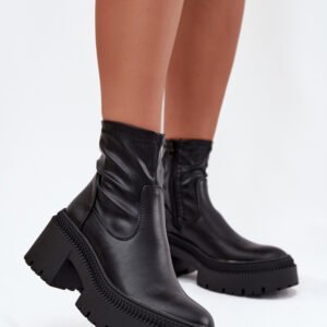 Botki Model Elvianne 9670A Black - Step in style