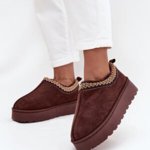 Śniegowce Model Taliah 20402-4G Czekolada - Step in style