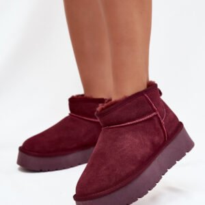 Śniegowce Model Nucca W2528 Bordo - Step in style