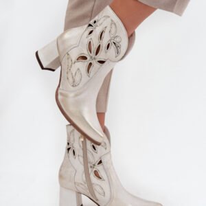 Botki Model Zazoo 3647 Gold Przecierany - Step in style