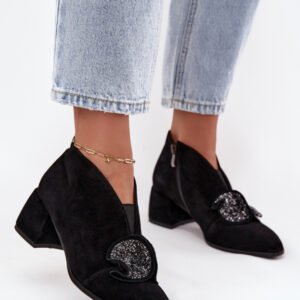 Botki Model DA MR52-182 Black - Step in style