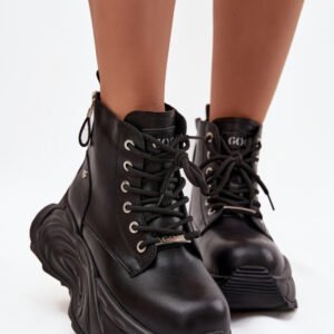 Botki Model Goe SS2N4301 Black - Step in style