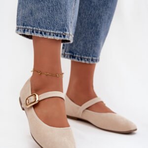 Baleriny Model Adelora 21-39 Light Beige - Step in style