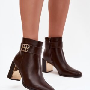 Botki Model Galinne D8292 Czekolada - Step in style