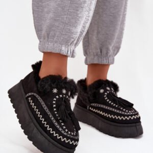 Śniegowce Model Ferayne HEY-556 Black - Step in style