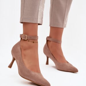 Szpilki Model Devoria 2751 Dark Beige - Step in style