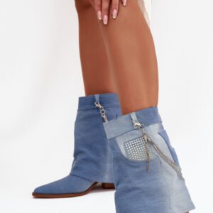 Botki Model Ilyana C-332 Jeans - Step in style