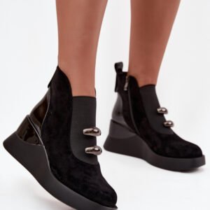 Botki Model DA MR52-106 Black - Step in style