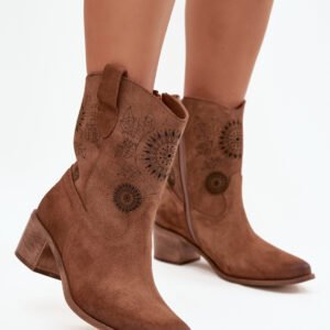 Botki Model Zazoo 3844 Brown - Step in style