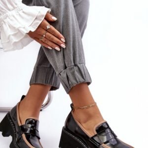 Mokasyny Model DA MR870-32 Black - Step in style