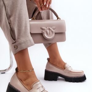 Mokasyny Model DA MR870-32 Beige - Step in style