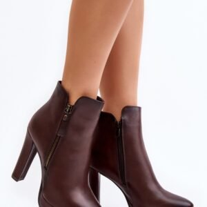 Botki Model Inezma 3000 Brown - Step in style