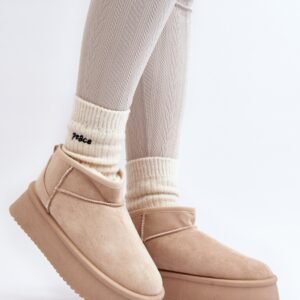 Śniegowce Model Caliksa UA-1855 Beige - Step in style