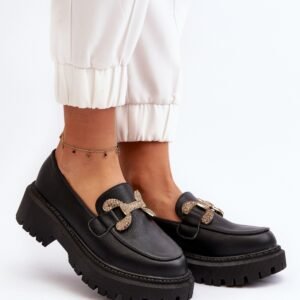 Mokasyny Model Gargi H8-309 Black - Step in style