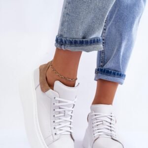 Buty Sportowe Model Lemar 10150 White/Capppuccino - Step in style
