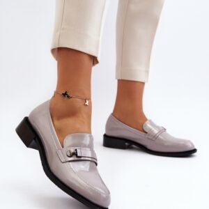 Mokasyny Model Nerilaja 66614 Grey - Step in style