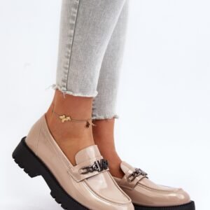 Mokasyny Model Ezoma 62121 Beige - Step in style