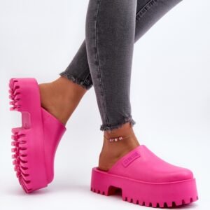 Sandał Klapki Model Big Star NN274019 Fuksja - Step in style