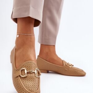 Mokasyny Model Iluvana FF-33 Camel - Step in style