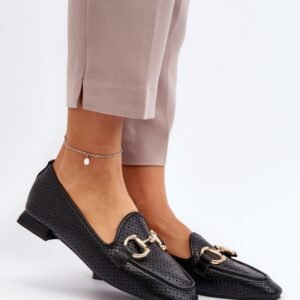 Mokasyny Model Iluvana FF-33 Black - Step in style