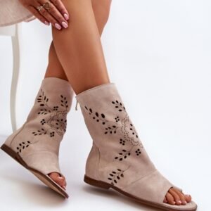 Sandały Model Zazoo 3437 Beige - Step in style