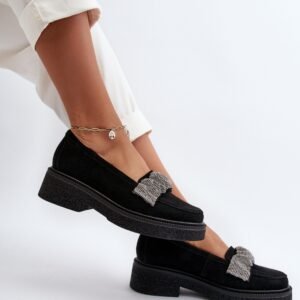 Mokasyny Model Zazoo 3419 Black Zamsz - Step in style