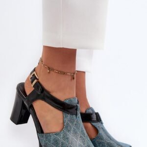 Sandały Model Queenmarie SA228-3 Turkus - Step in style